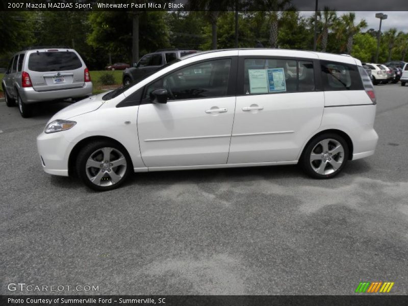 Whitewater Pearl Mica / Black 2007 Mazda MAZDA5 Sport