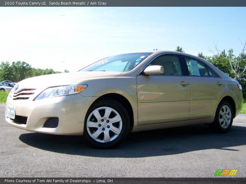 Sandy Beach Metallic / Ash Gray 2010 Toyota Camry LE
