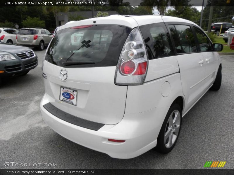 Whitewater Pearl Mica / Black 2007 Mazda MAZDA5 Sport