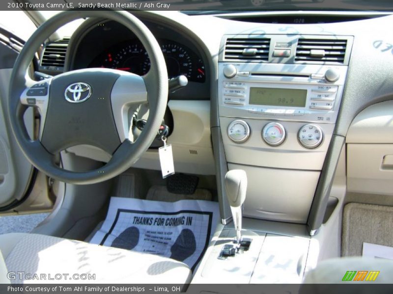 Sandy Beach Metallic / Ash Gray 2010 Toyota Camry LE