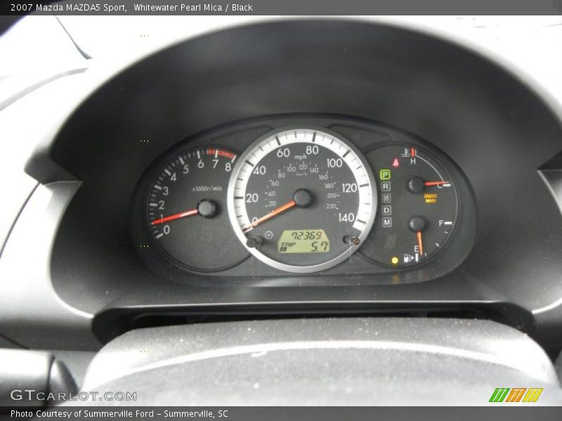Whitewater Pearl Mica / Black 2007 Mazda MAZDA5 Sport