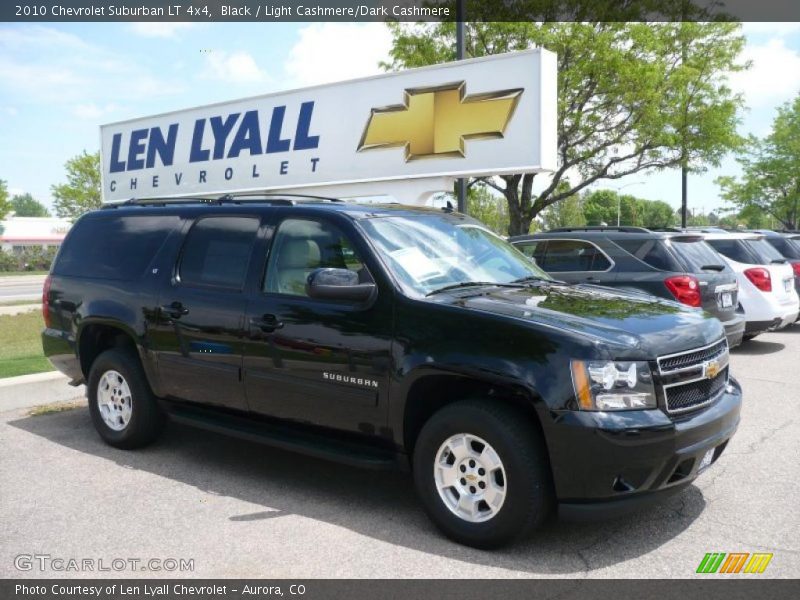 Black / Light Cashmere/Dark Cashmere 2010 Chevrolet Suburban LT 4x4