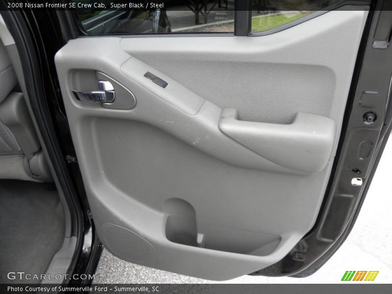 Super Black / Steel 2008 Nissan Frontier SE Crew Cab
