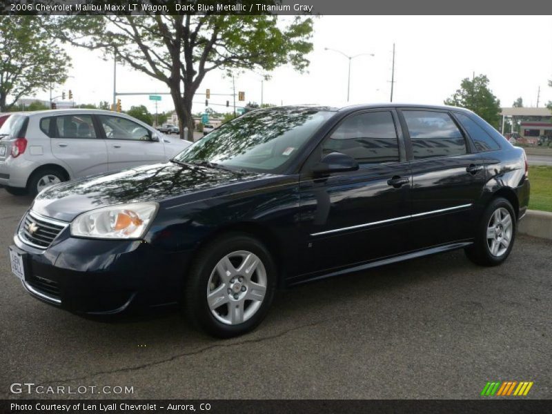 Dark Blue Metallic / Titanium Gray 2006 Chevrolet Malibu Maxx LT Wagon