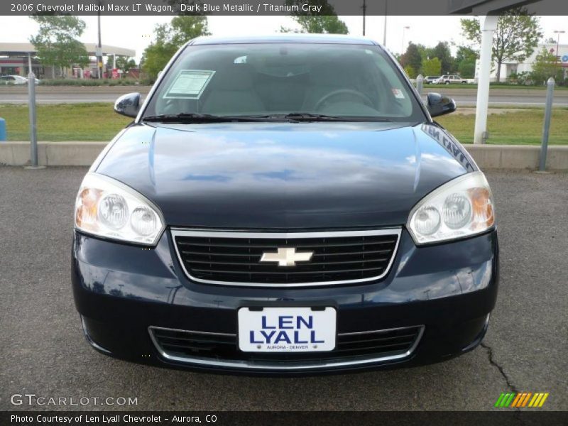 Dark Blue Metallic / Titanium Gray 2006 Chevrolet Malibu Maxx LT Wagon