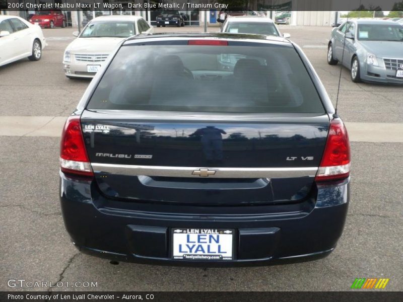 Dark Blue Metallic / Titanium Gray 2006 Chevrolet Malibu Maxx LT Wagon