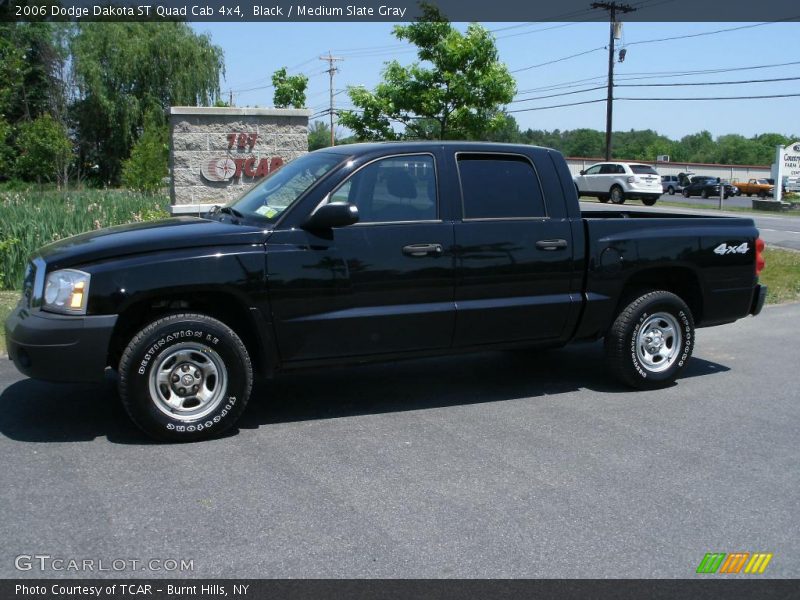 Black / Medium Slate Gray 2006 Dodge Dakota ST Quad Cab 4x4
