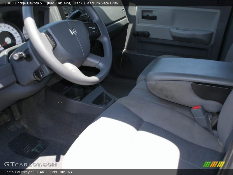 Black / Medium Slate Gray 2006 Dodge Dakota ST Quad Cab 4x4
