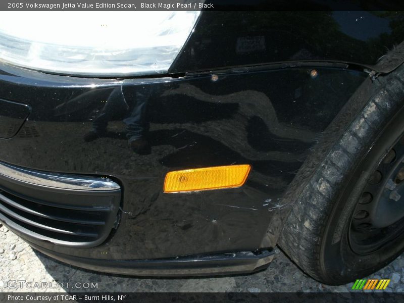 Black Magic Pearl / Black 2005 Volkswagen Jetta Value Edition Sedan