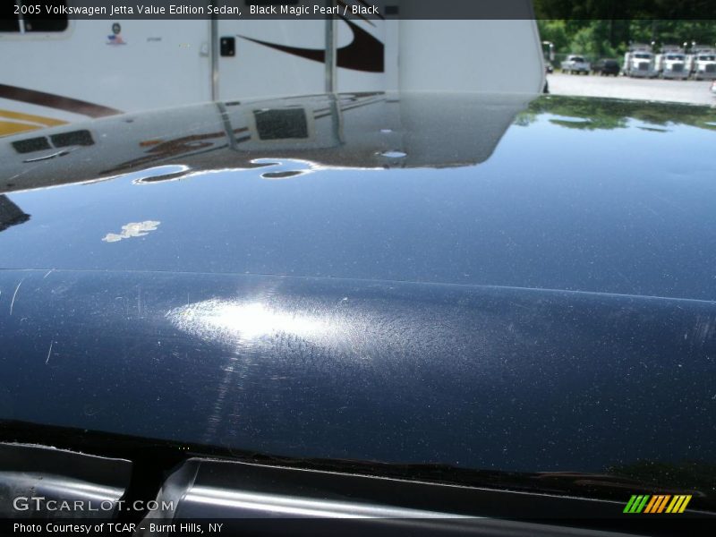 Black Magic Pearl / Black 2005 Volkswagen Jetta Value Edition Sedan