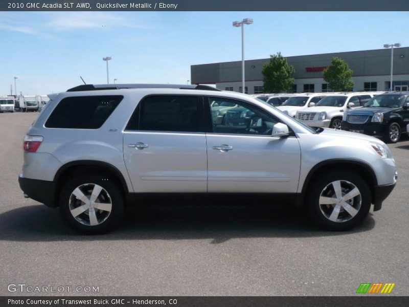 Quicksilver Metallic / Ebony 2010 GMC Acadia SLT AWD