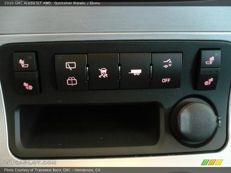 Quicksilver Metallic / Ebony 2010 GMC Acadia SLT AWD