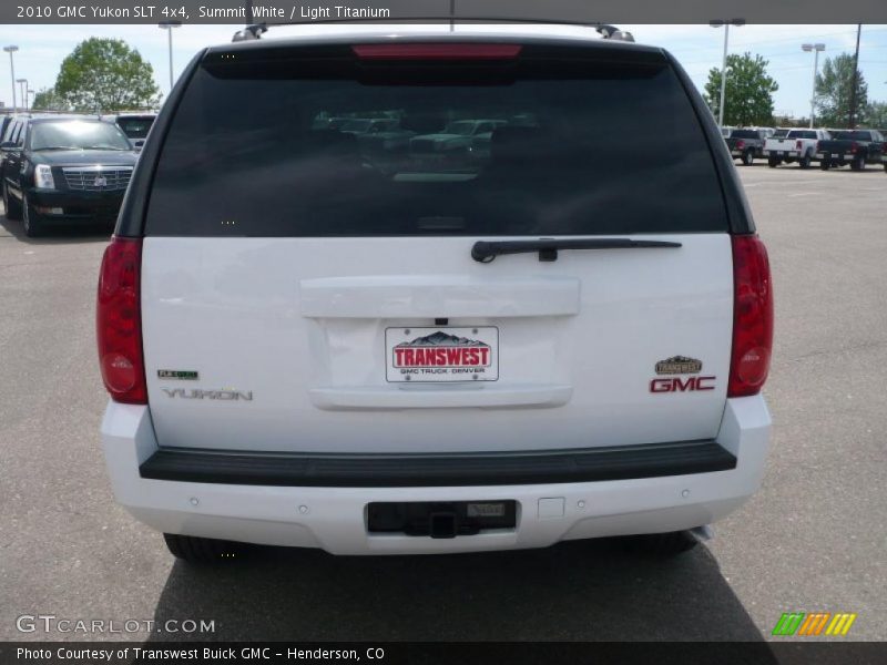 Summit White / Light Titanium 2010 GMC Yukon SLT 4x4