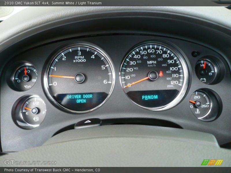 Summit White / Light Titanium 2010 GMC Yukon SLT 4x4