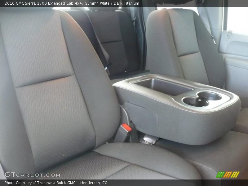 Summit White / Dark Titanium 2010 GMC Sierra 1500 Extended Cab 4x4