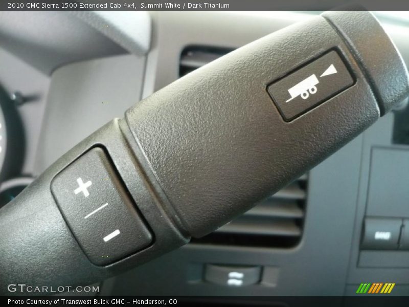 Summit White / Dark Titanium 2010 GMC Sierra 1500 Extended Cab 4x4