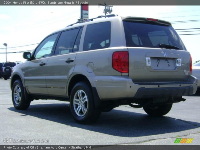 Sandstone Metallic / Saddle 2004 Honda Pilot EX-L 4WD
