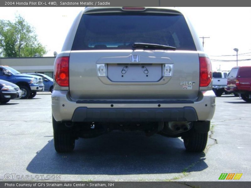 Sandstone Metallic / Saddle 2004 Honda Pilot EX-L 4WD