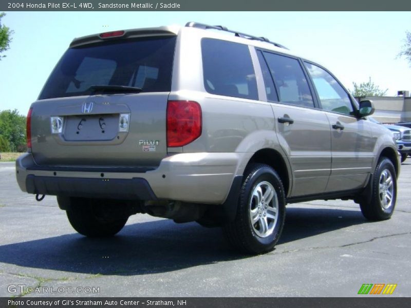 Sandstone Metallic / Saddle 2004 Honda Pilot EX-L 4WD