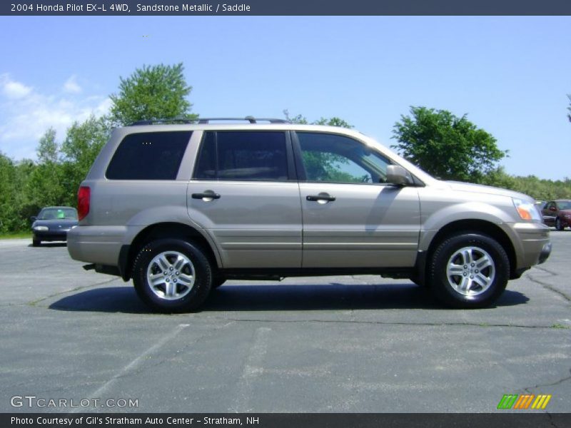 Sandstone Metallic / Saddle 2004 Honda Pilot EX-L 4WD