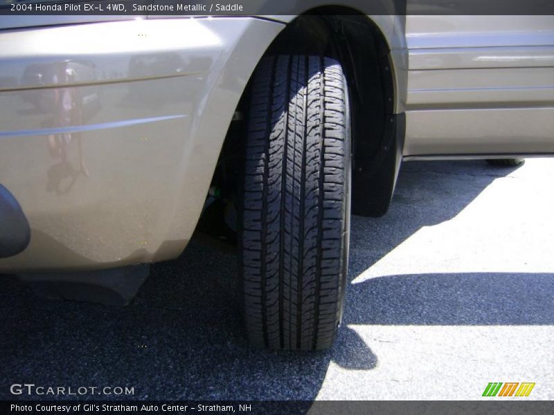 Sandstone Metallic / Saddle 2004 Honda Pilot EX-L 4WD