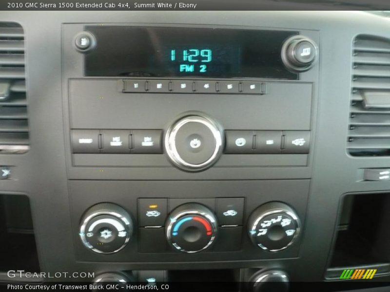 Summit White / Ebony 2010 GMC Sierra 1500 Extended Cab 4x4