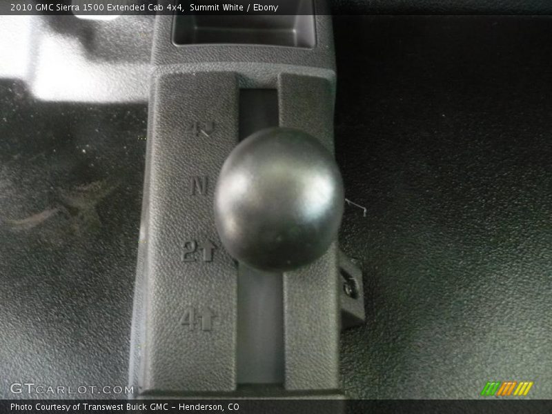 Summit White / Ebony 2010 GMC Sierra 1500 Extended Cab 4x4