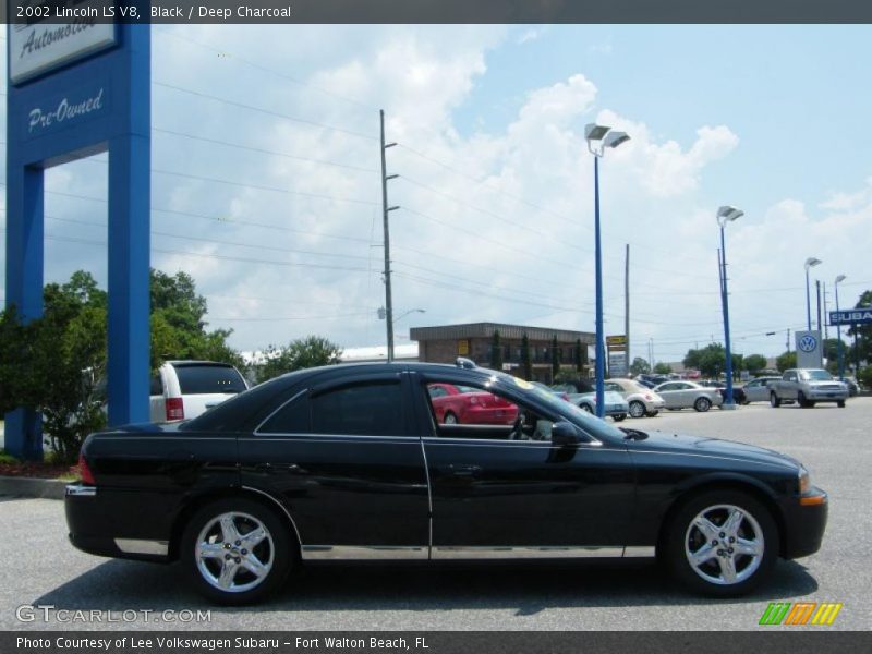 Black / Deep Charcoal 2002 Lincoln LS V8