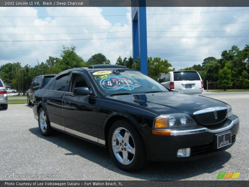Black / Deep Charcoal 2002 Lincoln LS V8
