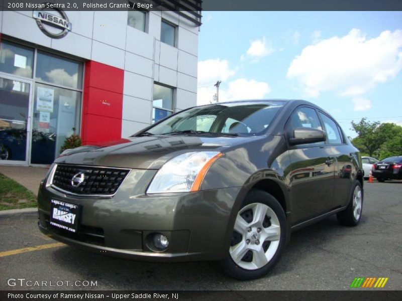 Polished Granite / Beige 2008 Nissan Sentra 2.0