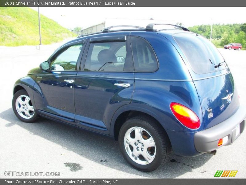 Patriot Blue Pearl / Taupe/Pearl Beige 2001 Chrysler PT Cruiser Limited