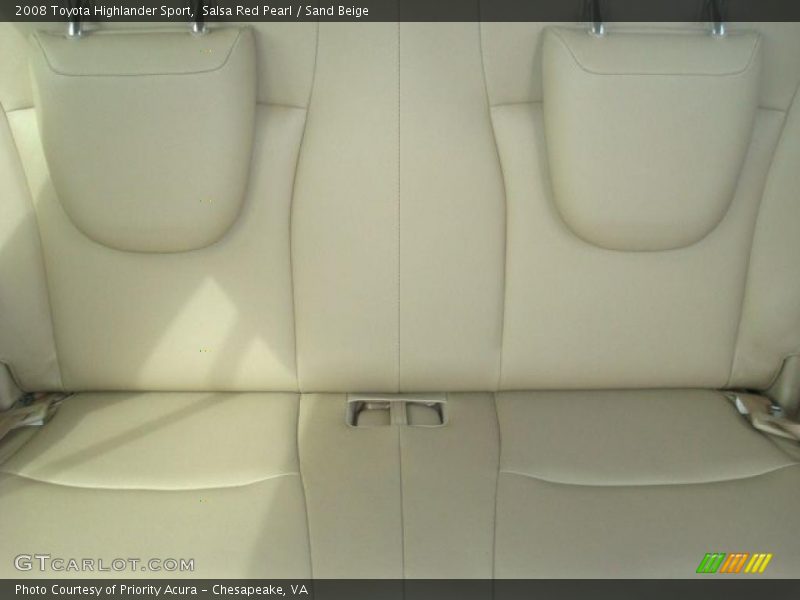 Salsa Red Pearl / Sand Beige 2008 Toyota Highlander Sport