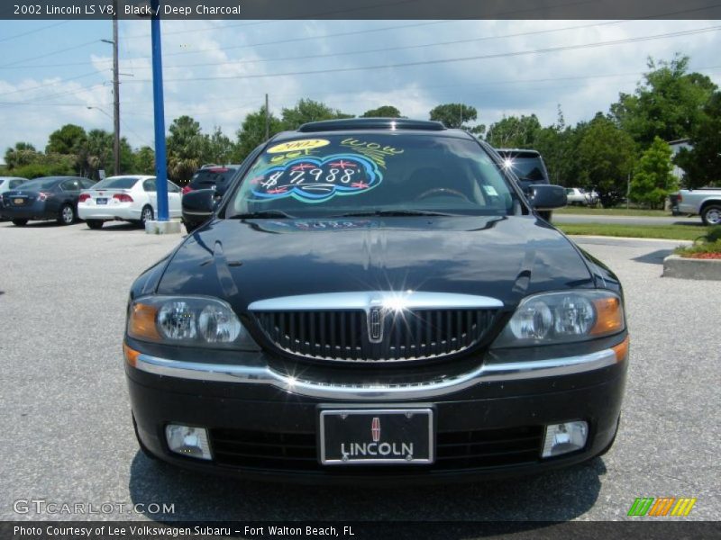 Black / Deep Charcoal 2002 Lincoln LS V8