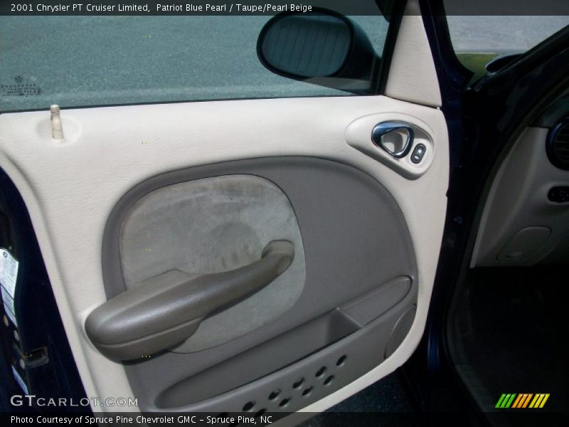 Patriot Blue Pearl / Taupe/Pearl Beige 2001 Chrysler PT Cruiser Limited