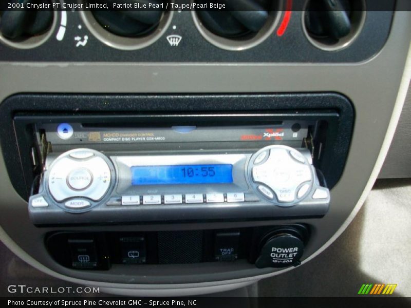 Patriot Blue Pearl / Taupe/Pearl Beige 2001 Chrysler PT Cruiser Limited