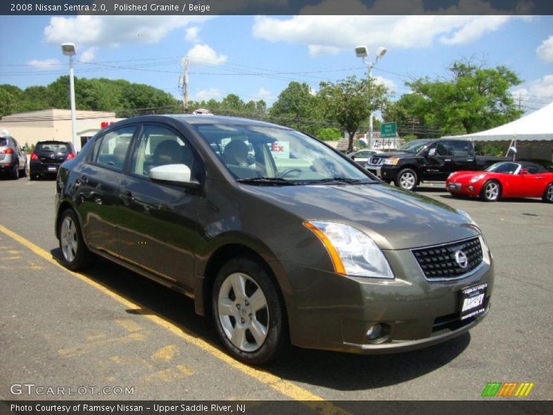 Polished Granite / Beige 2008 Nissan Sentra 2.0