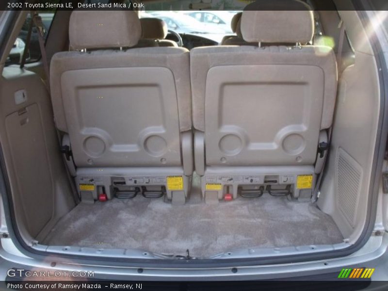Desert Sand Mica / Oak 2002 Toyota Sienna LE