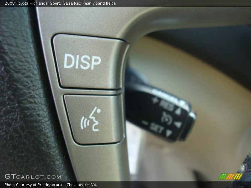 Salsa Red Pearl / Sand Beige 2008 Toyota Highlander Sport