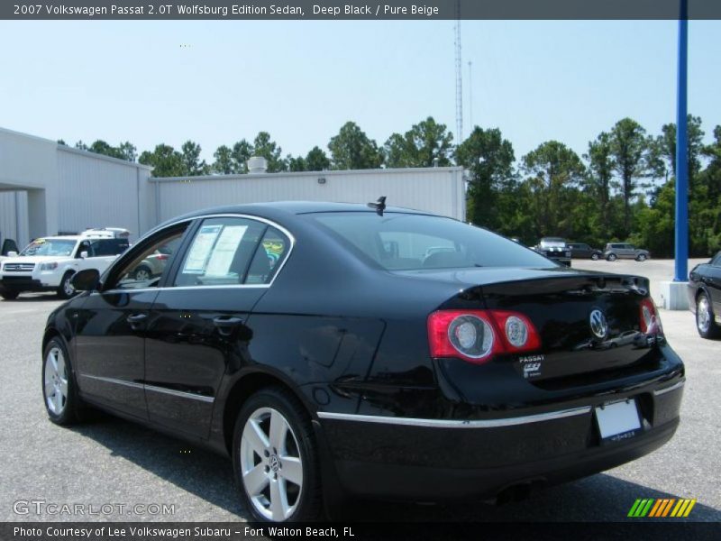 Deep Black / Pure Beige 2007 Volkswagen Passat 2.0T Wolfsburg Edition Sedan