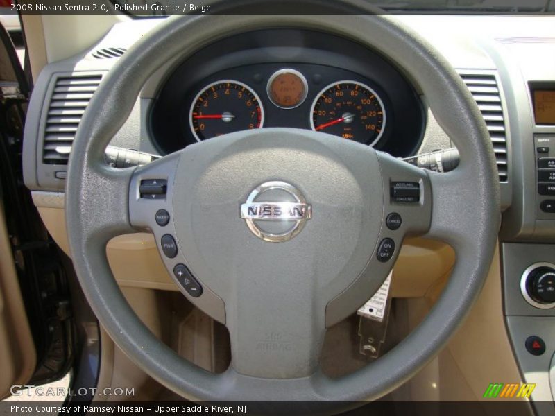 Polished Granite / Beige 2008 Nissan Sentra 2.0