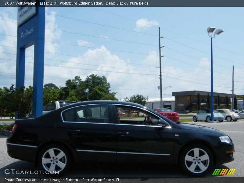 Deep Black / Pure Beige 2007 Volkswagen Passat 2.0T Wolfsburg Edition Sedan