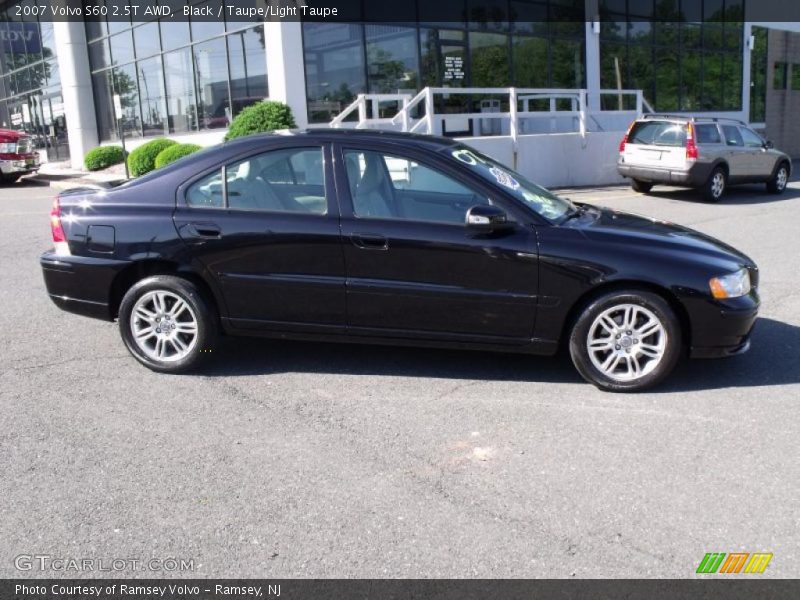 Black / Taupe/Light Taupe 2007 Volvo S60 2.5T AWD