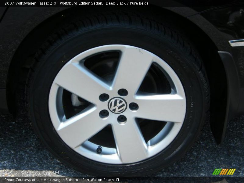 Deep Black / Pure Beige 2007 Volkswagen Passat 2.0T Wolfsburg Edition Sedan
