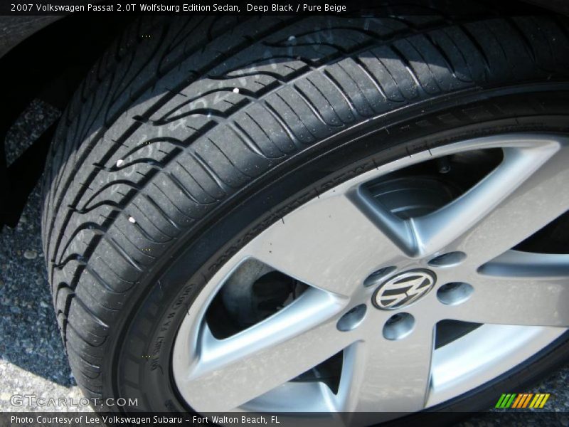 Deep Black / Pure Beige 2007 Volkswagen Passat 2.0T Wolfsburg Edition Sedan