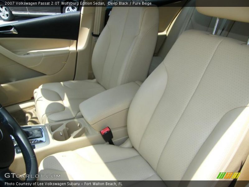 Deep Black / Pure Beige 2007 Volkswagen Passat 2.0T Wolfsburg Edition Sedan