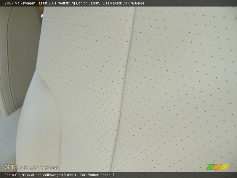 Deep Black / Pure Beige 2007 Volkswagen Passat 2.0T Wolfsburg Edition Sedan