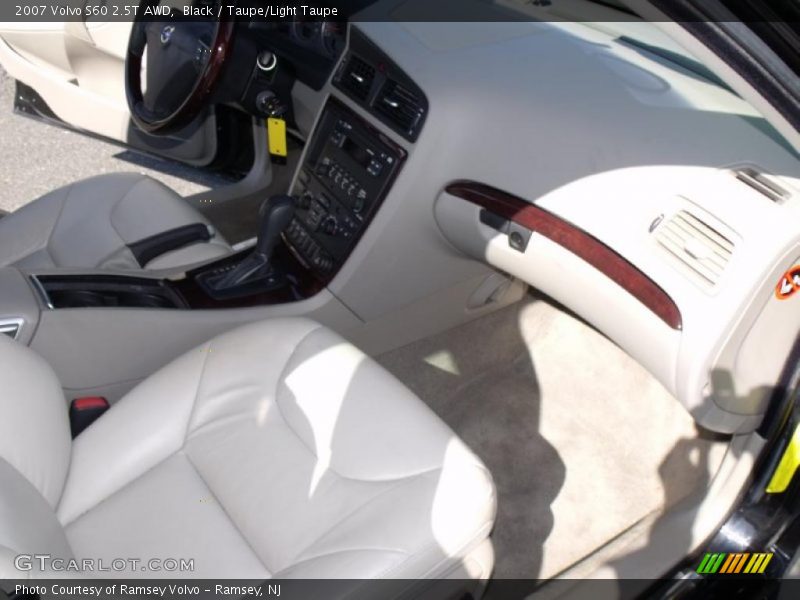 Black / Taupe/Light Taupe 2007 Volvo S60 2.5T AWD