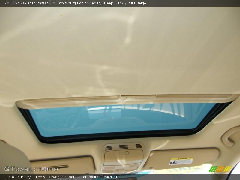 Deep Black / Pure Beige 2007 Volkswagen Passat 2.0T Wolfsburg Edition Sedan