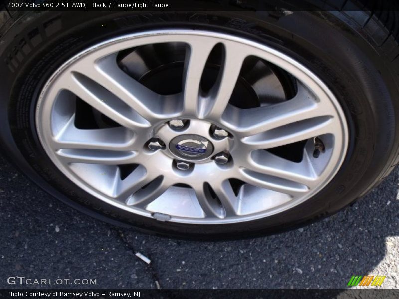 Black / Taupe/Light Taupe 2007 Volvo S60 2.5T AWD