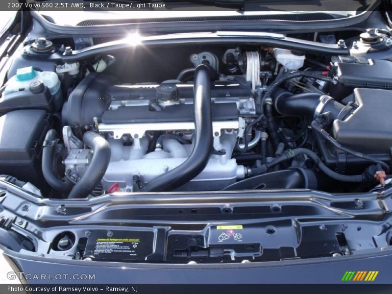Black / Taupe/Light Taupe 2007 Volvo S60 2.5T AWD